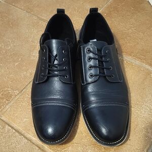 Ferro Aldo Black Dress Shoes